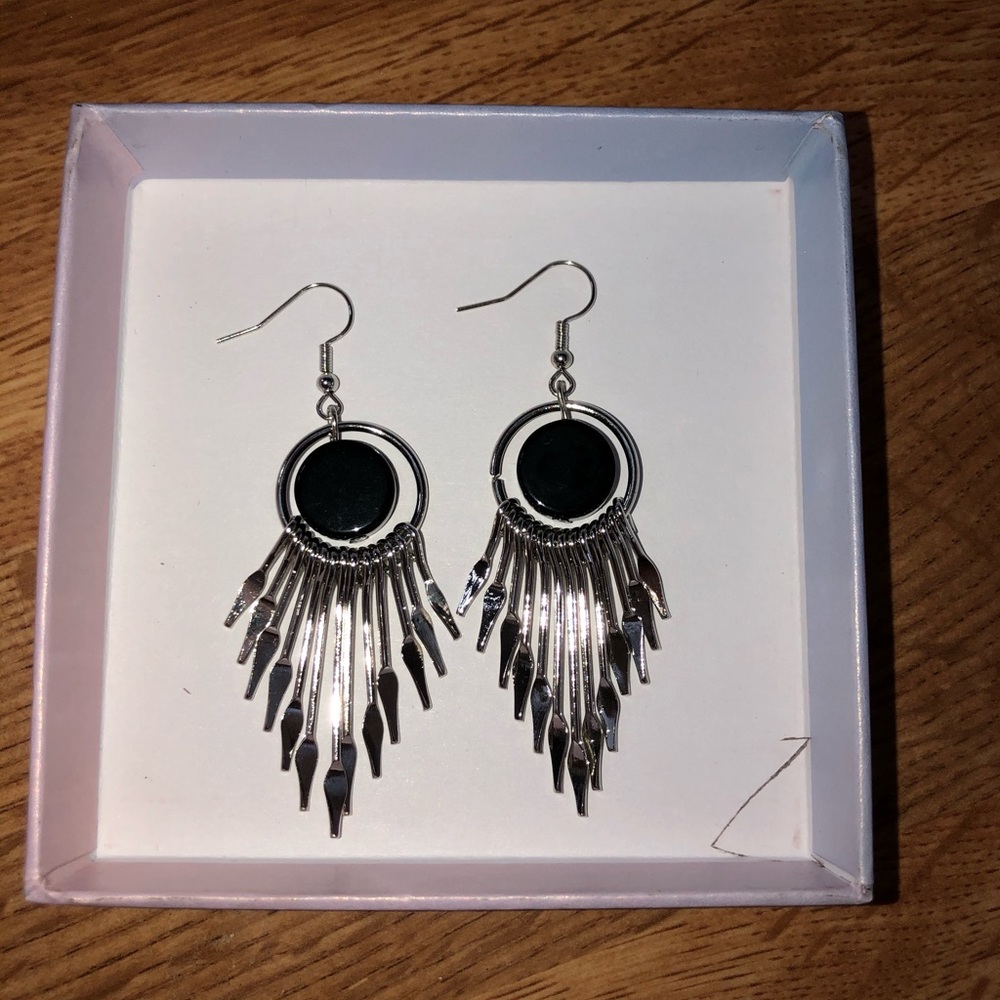 Dangly earnings brand new never worn